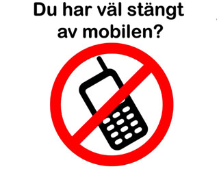 Sangt av mobilen?